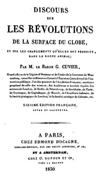 Рассуждение о переворотах на поверхности земного шара и об изменениях, какие они произвели в животном царстве i6b47a62df3