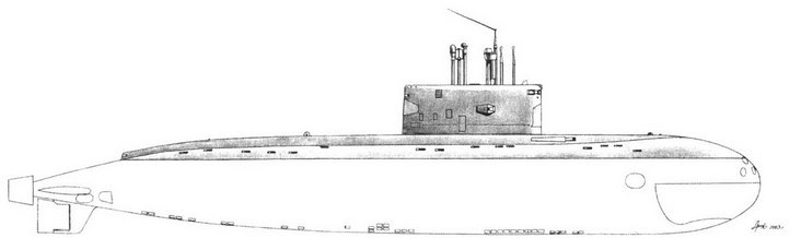Корабли ВМФ СССР. Том 1. Подводные лодки. Часть 2. Многоцелевые подводные лодки. Подводные лодки специального назначения pic_112.jpg