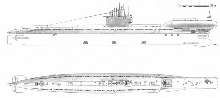 Корабли ВМФ СССР. Том 1. Подводные лодки. Часть 2. Многоцелевые подводные лодки. Подводные лодки специального назначения pic_126.jpg