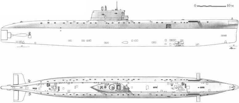 Корабли ВМФ СССР. Том 1. Подводные лодки. Часть 2. Многоцелевые подводные лодки. Подводные лодки специального назначения pic_152.jpg