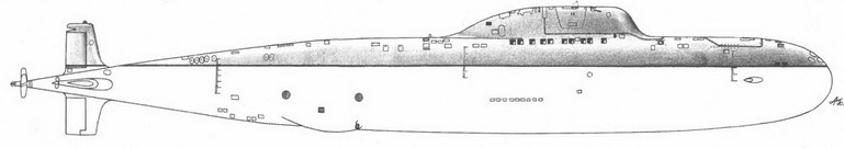 Корабли ВМФ СССР. Том 1. Подводные лодки. Часть 2. Многоцелевые подводные лодки. Подводные лодки специального назначения pic_24.jpg