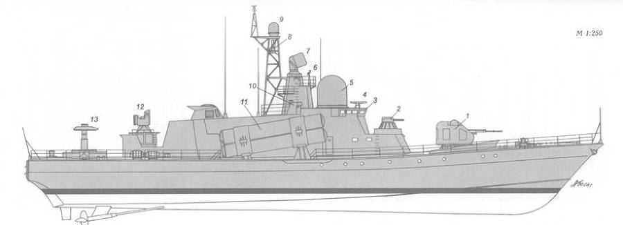 Корабли ВМФ СССР. Том 2. Ударные корабли. Часть 2. Малые ракетные корабли и катера pic_31.jpg