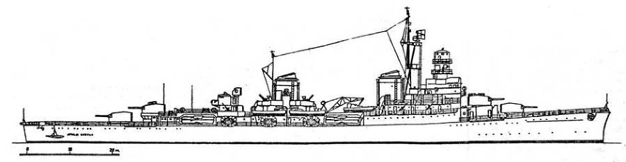 Легкие крейсеры военного флота Италии типа Capitani Romani c именами вождей Империи Рима и реставрации ее могущества pic_1.jpg