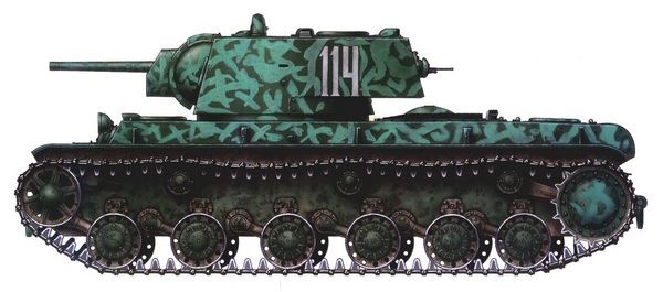 Тяжёлый танк КВ в бою i_066.jpg