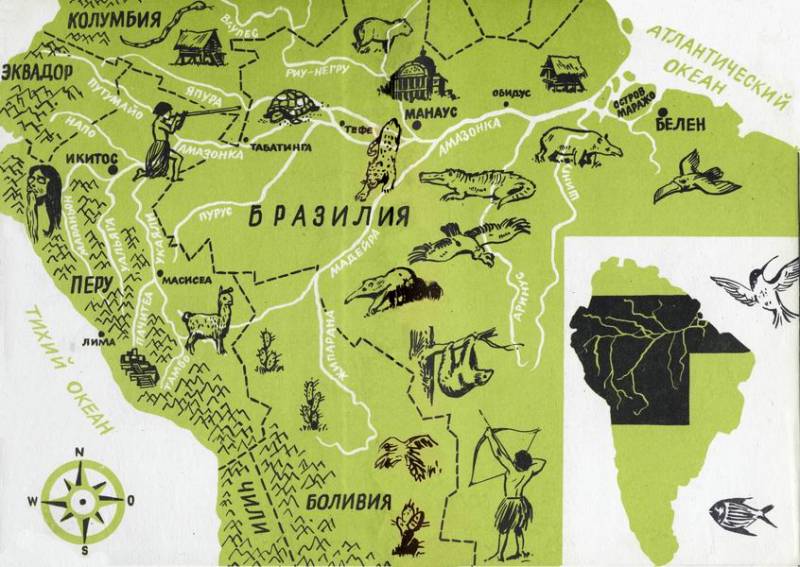 Томек у истоков Амазонки map.jpg