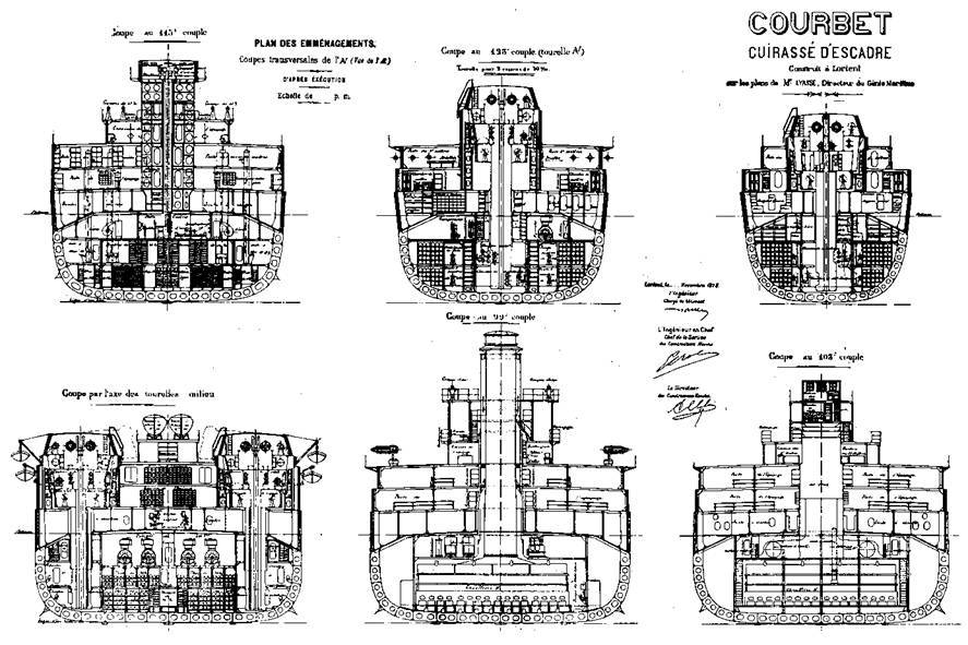 Линейные корабли типа «Курбэ». (1909-1945 ) pic_24.jpg