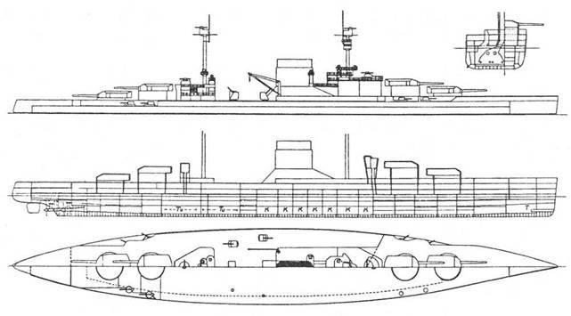 Линейные крейсера “Дерфлингер”, “Лютцов”, “Гинденбург” и “Макензен”. 1907-1918 гг. pic_61.jpg